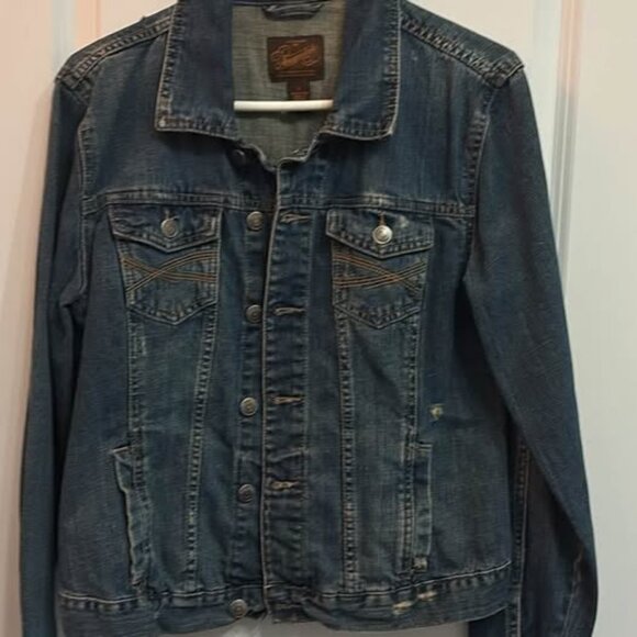 Aeropostale Jackets & Blazers - Aeropostale Women's Denim Jacket - Classic Blue Wash - Size L